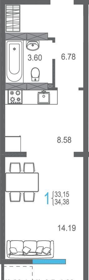 квартира г Ялта ул Кирова 2 з/у 155А, корп. 1 фото 1