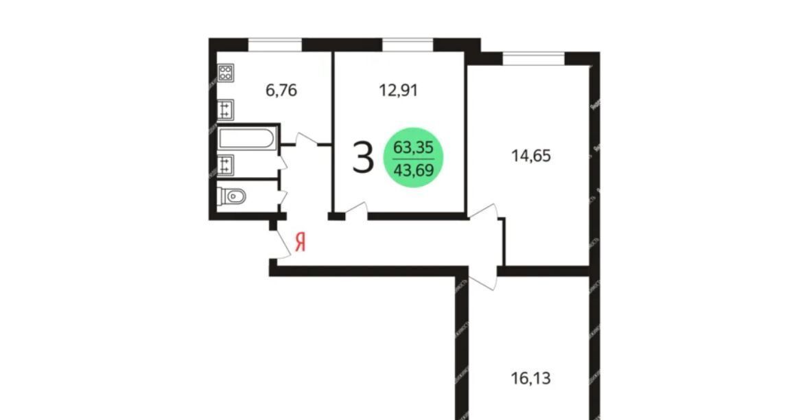 квартира г Москва метро Петровско-Разумовская ш Дмитровское 27к/3 фото 21