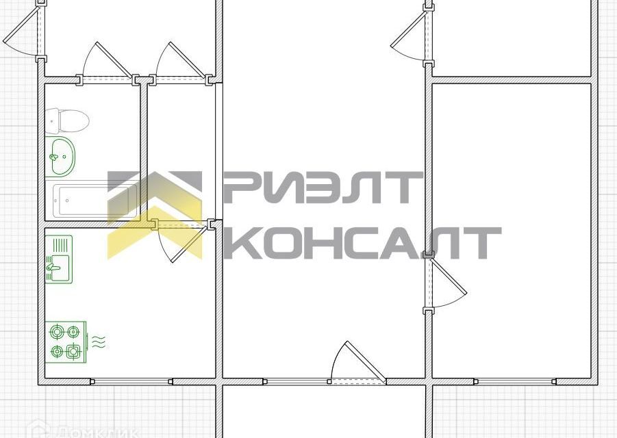 квартира г Омск ул Ишимская 16 городской округ Омск фото 10