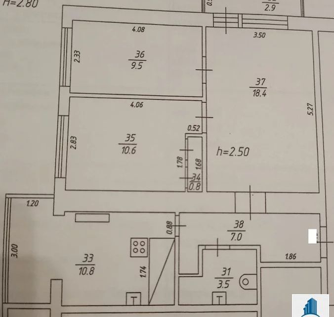 квартира г Краснодар ул Мира 39 Краснодар городской округ фото 3