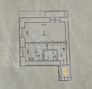 квартира г Архангельск р-н округ Варавино-Фактория пр-кт Ленинградский 281/1 городской округ Архангельск фото 8