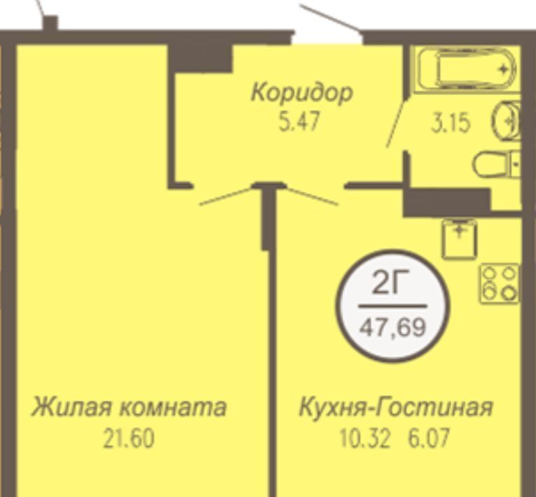 квартира г Березники Усольский-2 ул Прикамская 11 фото 11