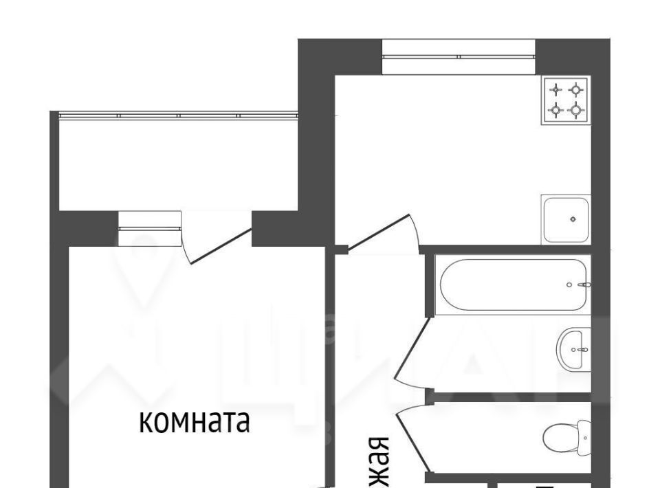 квартира г Красноярск р-н Октябрьский ул Академика Киренского 122 фото 2