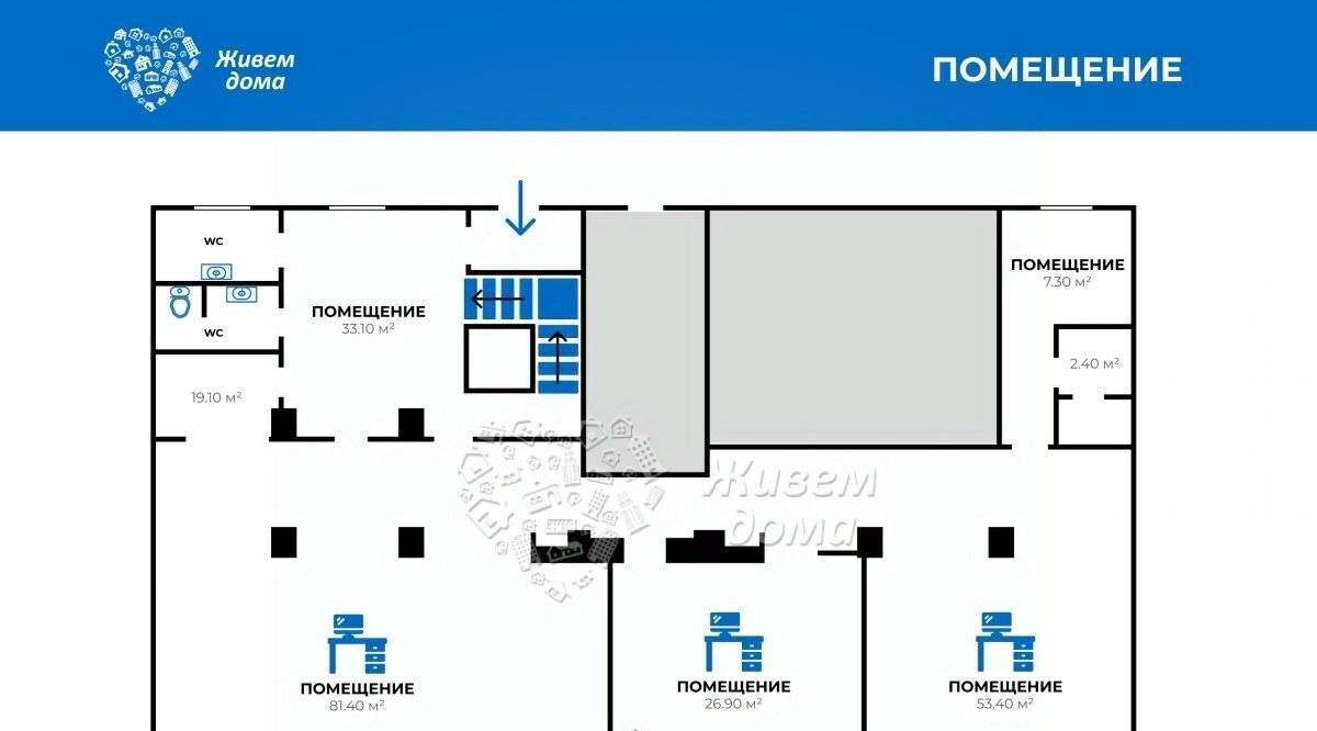 торговое помещение г Волгоград р-н Советский ул Шауляйская 10 фото 17