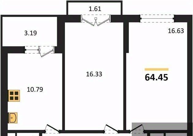 квартира г Воронеж р-н Центральный ул Ломоносова 116/1 фото 1