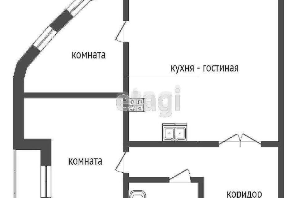 квартира г Ростов-на-Дону р-н Ленинский ул Береговая 6 городской округ Ростов-на-Дону фото 9