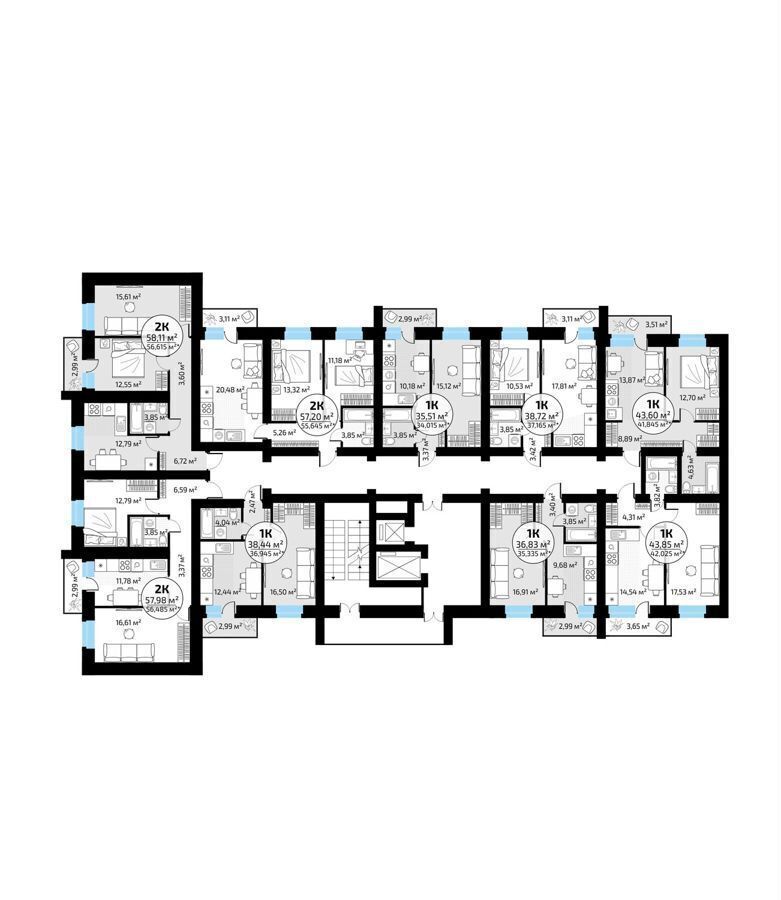 квартира г Самара п Мехзавод кв-л 1 р-н Красноглинский секц. 68-71 фото 4