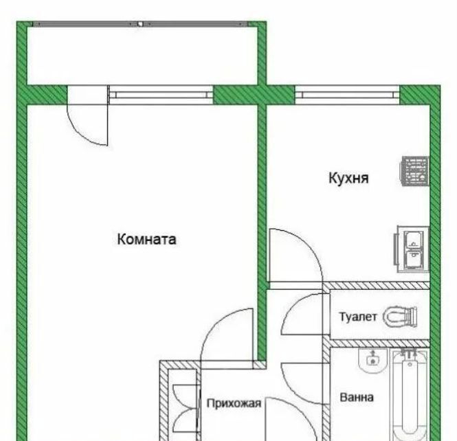 квартира г Санкт-Петербург п Шушары ул Школьная метро Купчино р-н Пушкинский фото 2