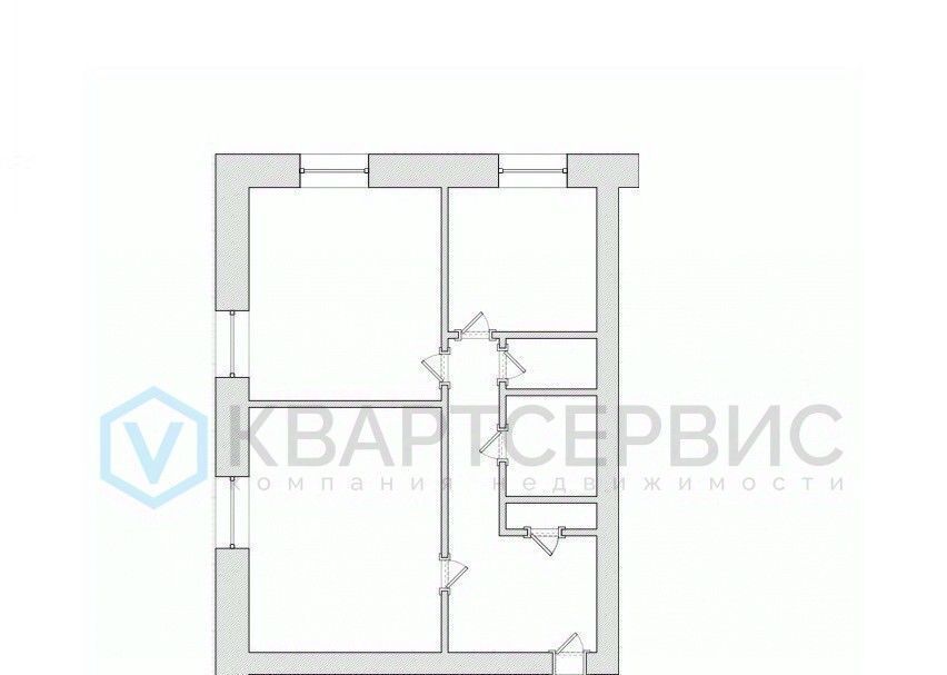 квартира г Омск р-н Центральный ул Герцена 38 фото 20