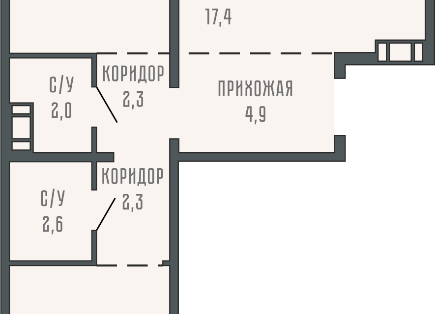 квартира г Курган ул Тимофея Невежина 4 ул Коли Мяготина городской округ Курган фото 1