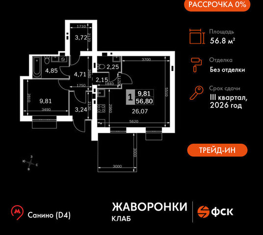 Крёкшино, жилой комплекс Жаворонки Клаб, деревня Митькино фото