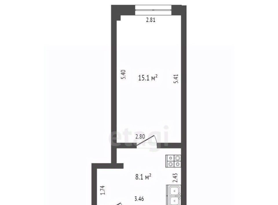 квартира г Стерлитамак ул Баумана 2 фото 10