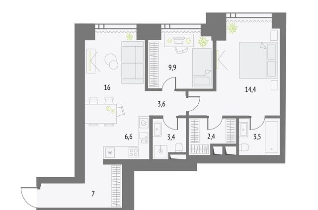 проезд Огородный Квартал небоскребов Upside Towers з/у 4/2 фото