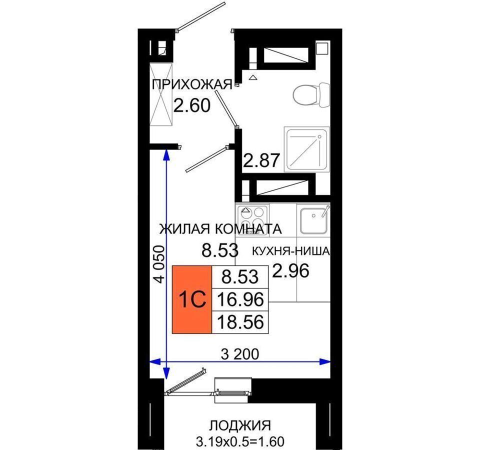 квартира г Ростов-на-Дону р-н Октябрьский пер Элеваторный ЖК «Октябрь Парк» поз. 2. 1 фото 2