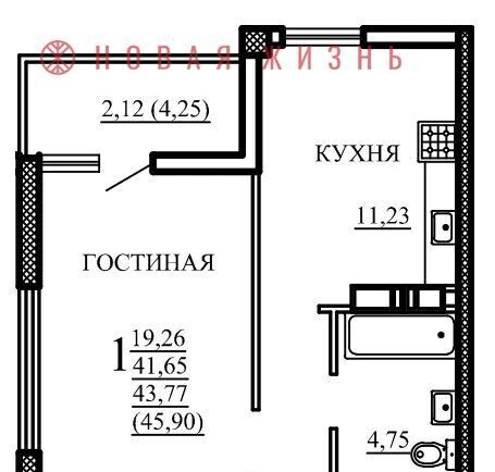 квартира г Самара Алабинская ул Белорусская 18 фото 26