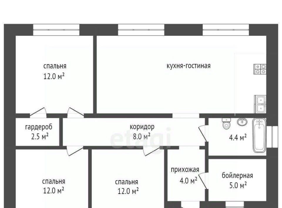 дом р-н Тюменский д Падерина ул Фёдора Макарова фото 1