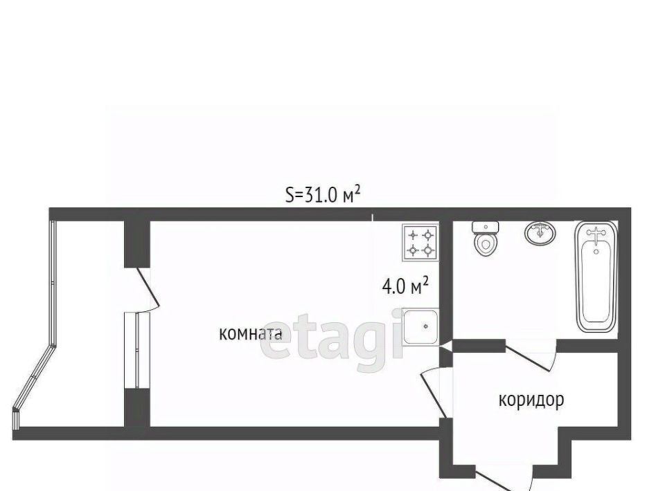 квартира г Оренбург р-н Ленинский ул Уральская 2/24 фото 2