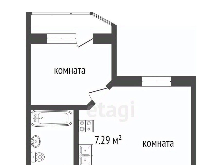 квартира г Архангельск р-н Ломоносовский округ пр-кт Ломоносова 98 фото 21