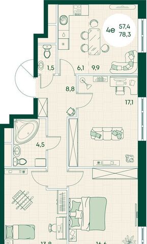 ЖК Green Аpple жилые дома фото