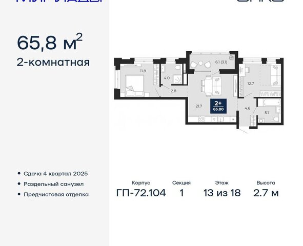 ЖК «Мириады» Ленинский административный округ фото