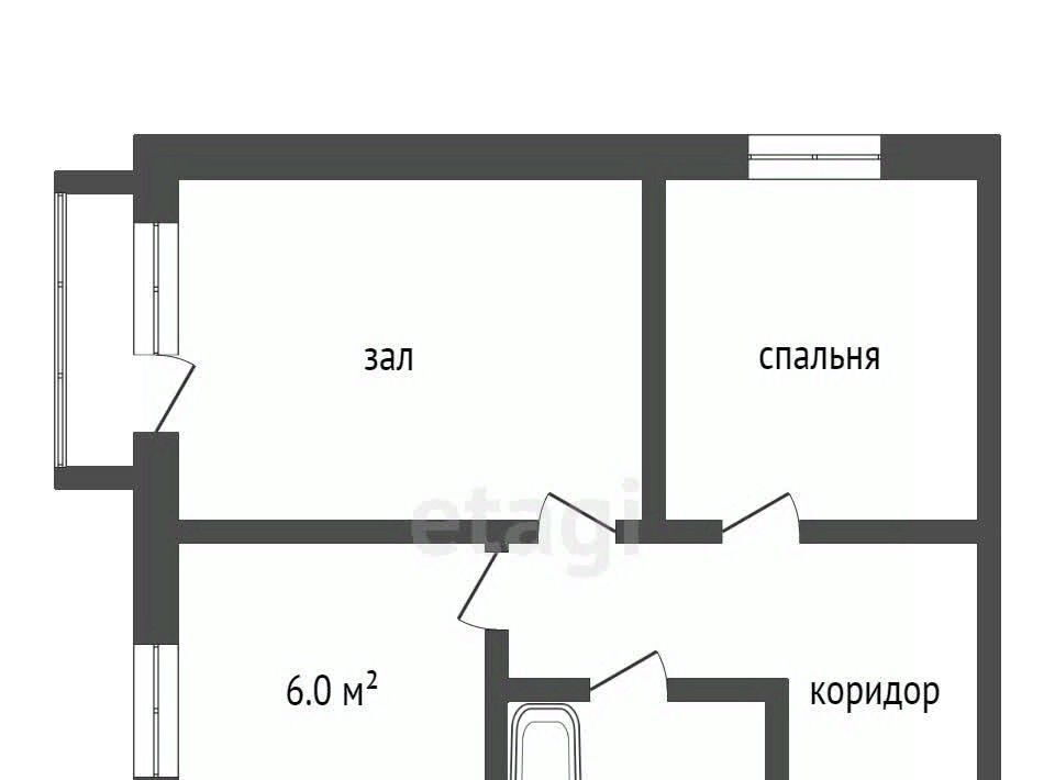 квартира р-н Балашовский п Октябрьский ул Ленинская 8 фото 2