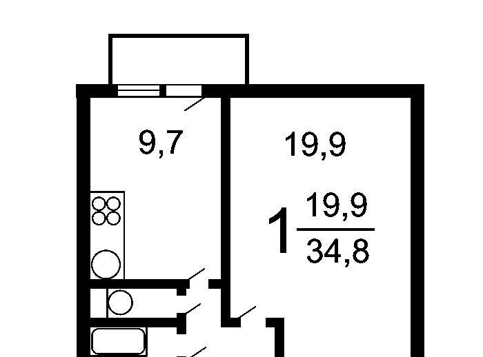 квартира г Москва метро Текстильщики 2-й Саратовский проезд, 6К 2 фото 2