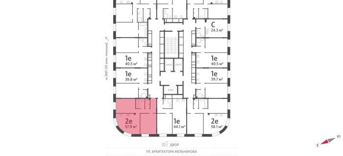 квартира г Москва метро ЗИЛ б-р Братьев Весниных фото 2