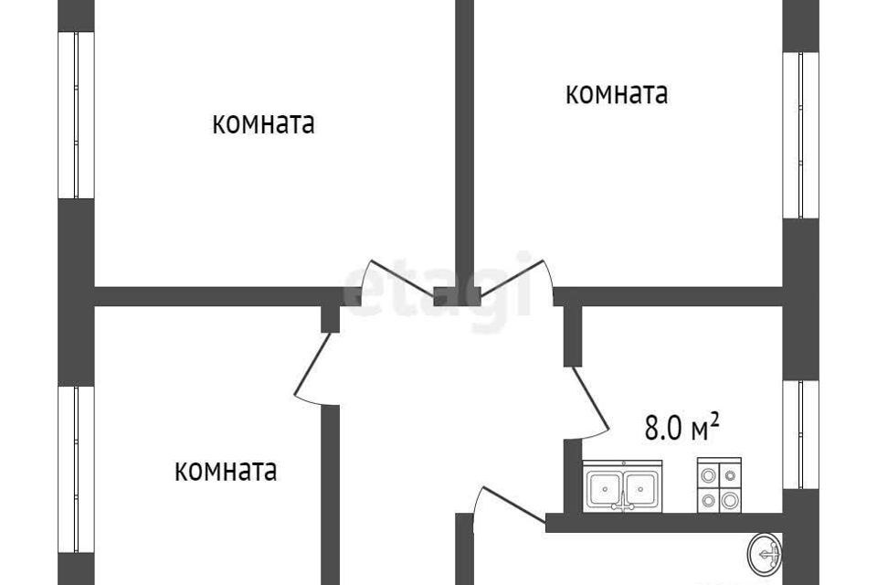 квартира г Воскресенск ул Дзержинского 20 Воскресенск городской округ фото 8