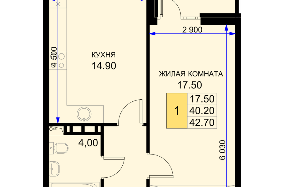 квартира г Краснодар р-н Прикубанский ул Дозорная 3 Краснодар городской округ фото 1