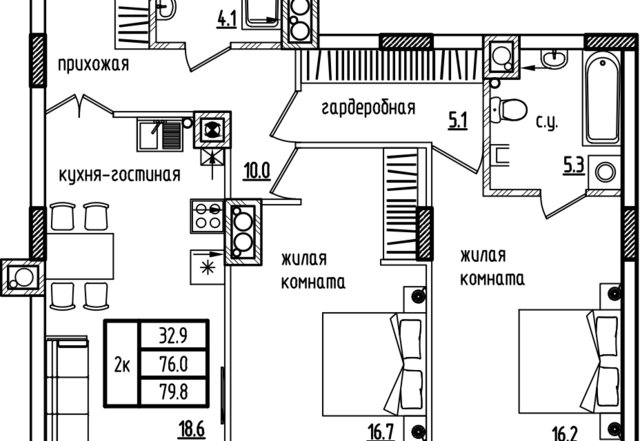 р-н Центральный городской округ Калининград, Дубовая аллея, 3а к 1 фото