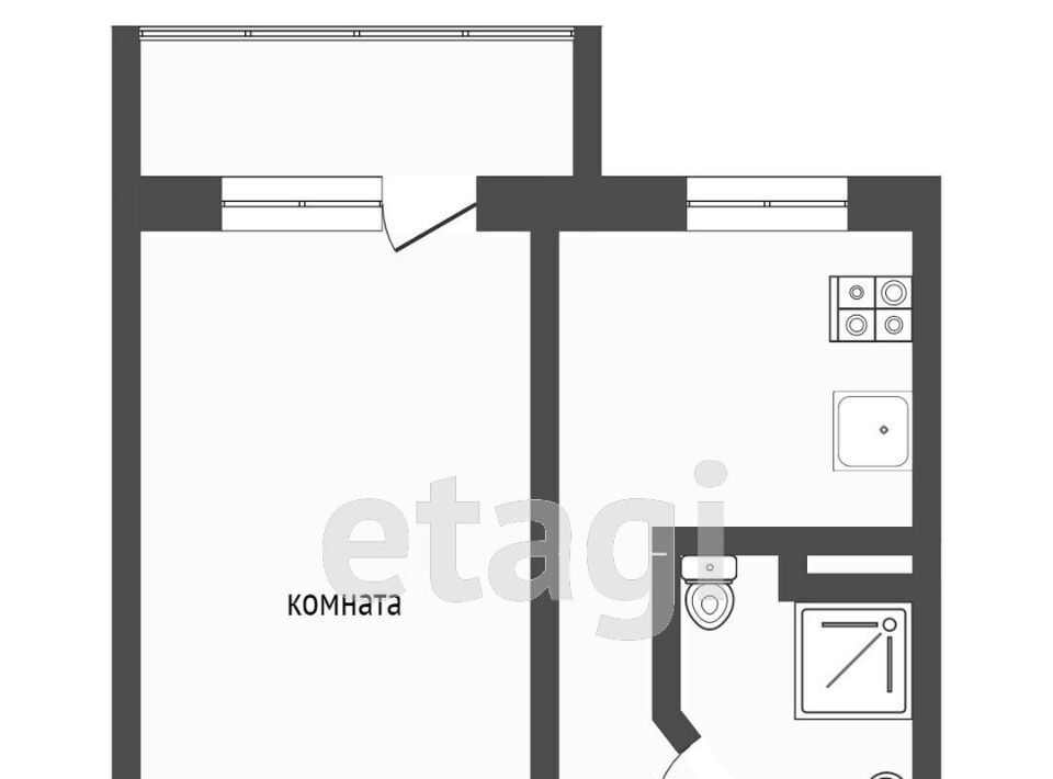 квартира г Ухта ул Чибьюская 11 фото 3