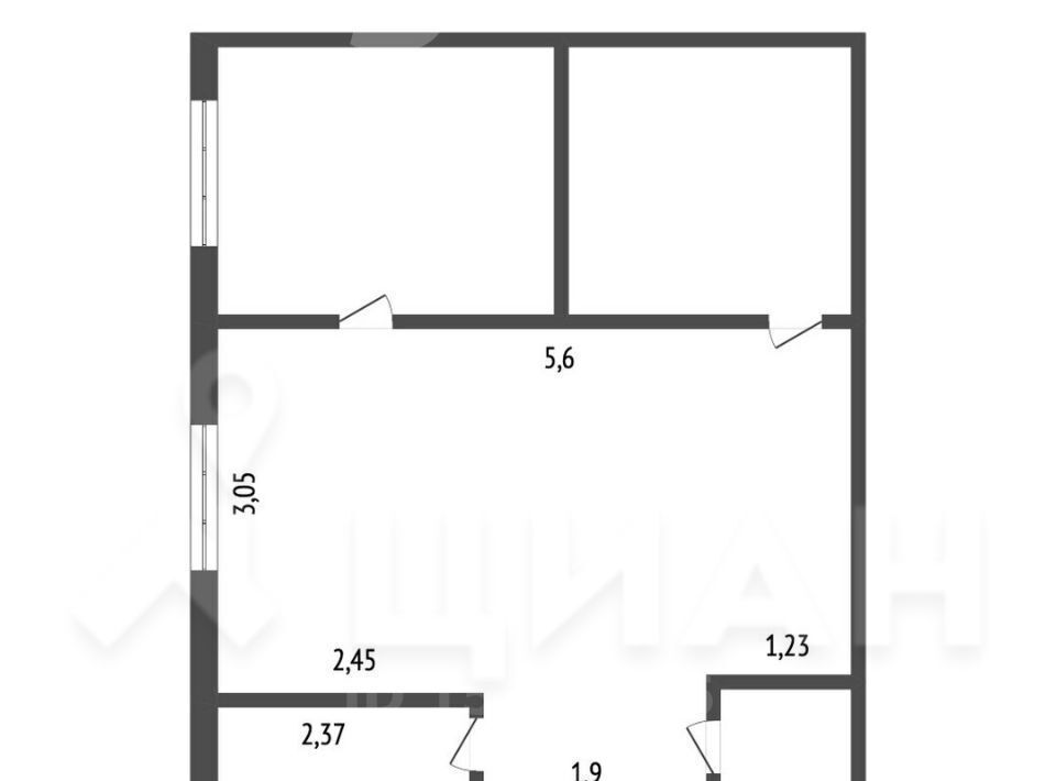 квартира г Ухта Озёрный ул Чернова 31 фото 2