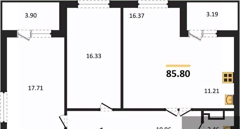 квартира г Воронеж р-н Центральный ул Ломоносова 116/1 фото 1