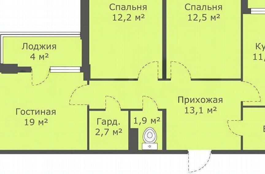 квартира г Ставрополь ул Южный обход 53г фото 1