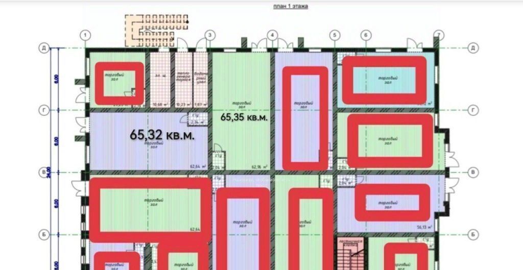 свободного назначения г Бор ул. Максима Горького, 62/1 фото 8