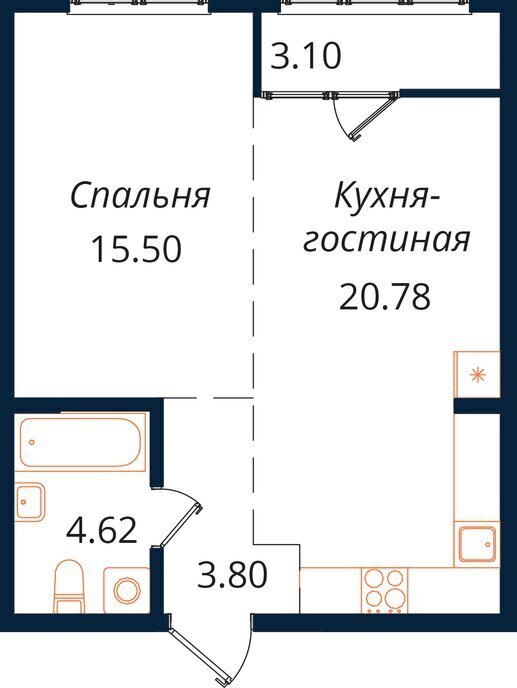 квартира г Иркутск р-н Октябрьский Нижняя Лисиха ЖК «Сибиряков» фото 1