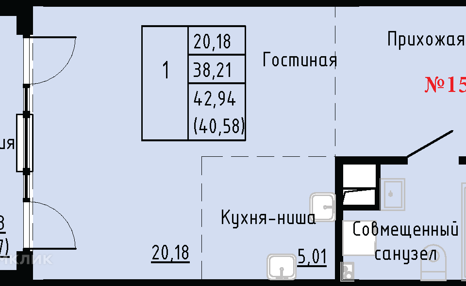 квартира г Владивосток ул Анны Щетининой 20 Владивостокский городской округ фото 1