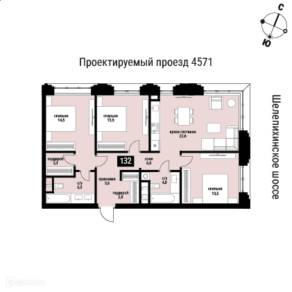 квартира г Москва проезд Шмитовский 40 Центральный административный округ фото 1