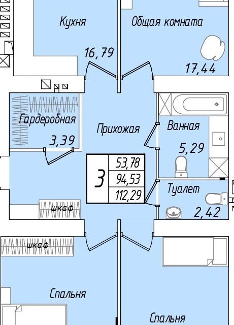 квартира г Йошкар-Ола тракт Сернурский 22а/4 Йошкар-Ола городской округ фото 1