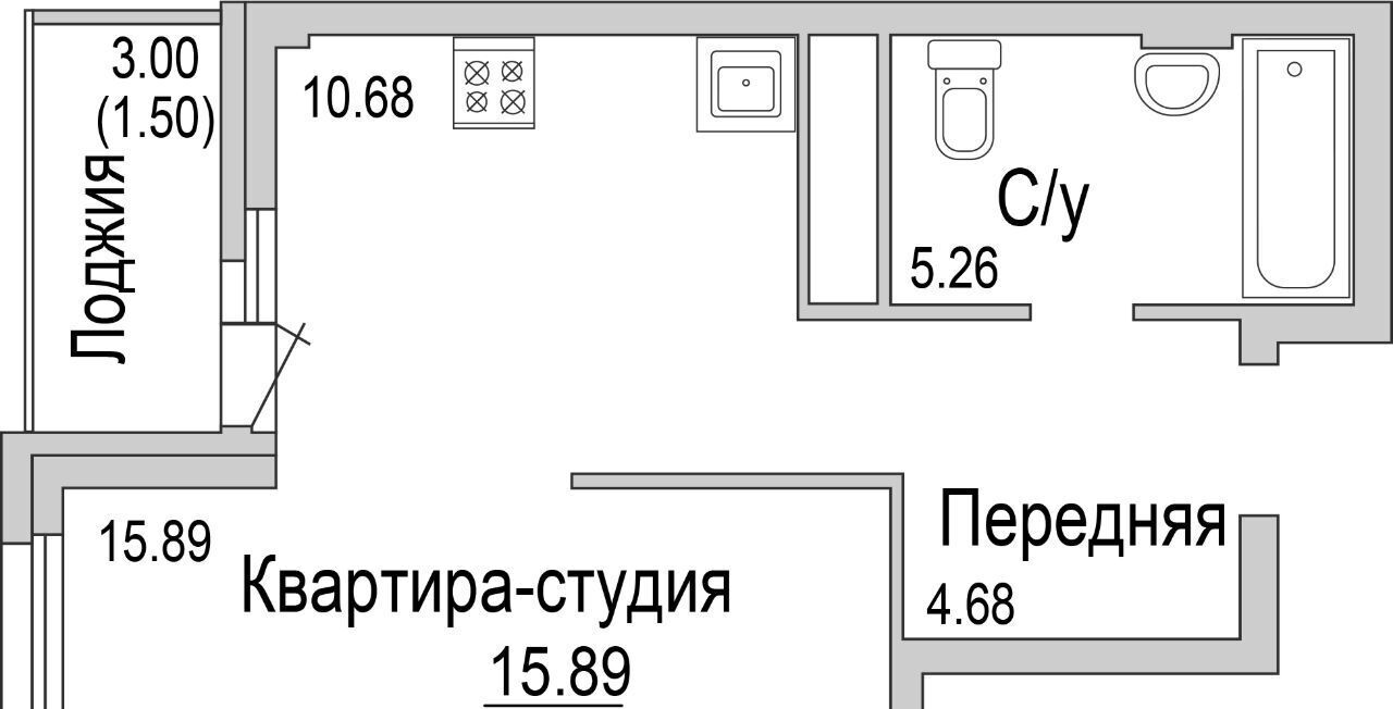 квартира г Набережные Челны р-н Комсомольский Замелекесье 26-й мкр фото 2