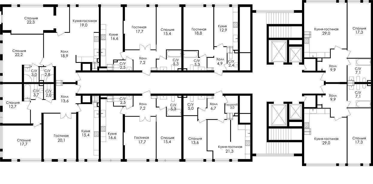 квартира г Москва Зюзино ул Херсонская 43к/5 фото 2