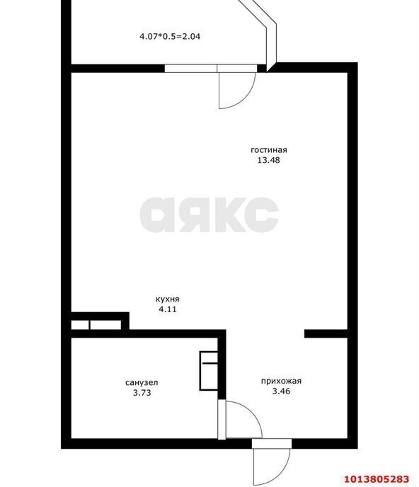 квартира г Краснодар ул им. Героя Яцкова И.В. 19к/3 фото 1