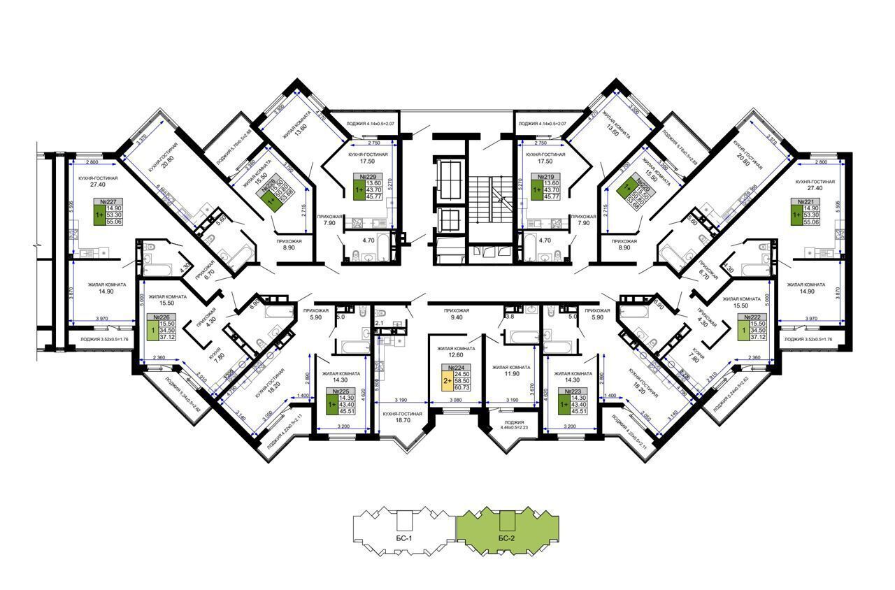 квартира г Краснодар р-н Прикубанский ул Ветеранов 6 д. 85 фото 8