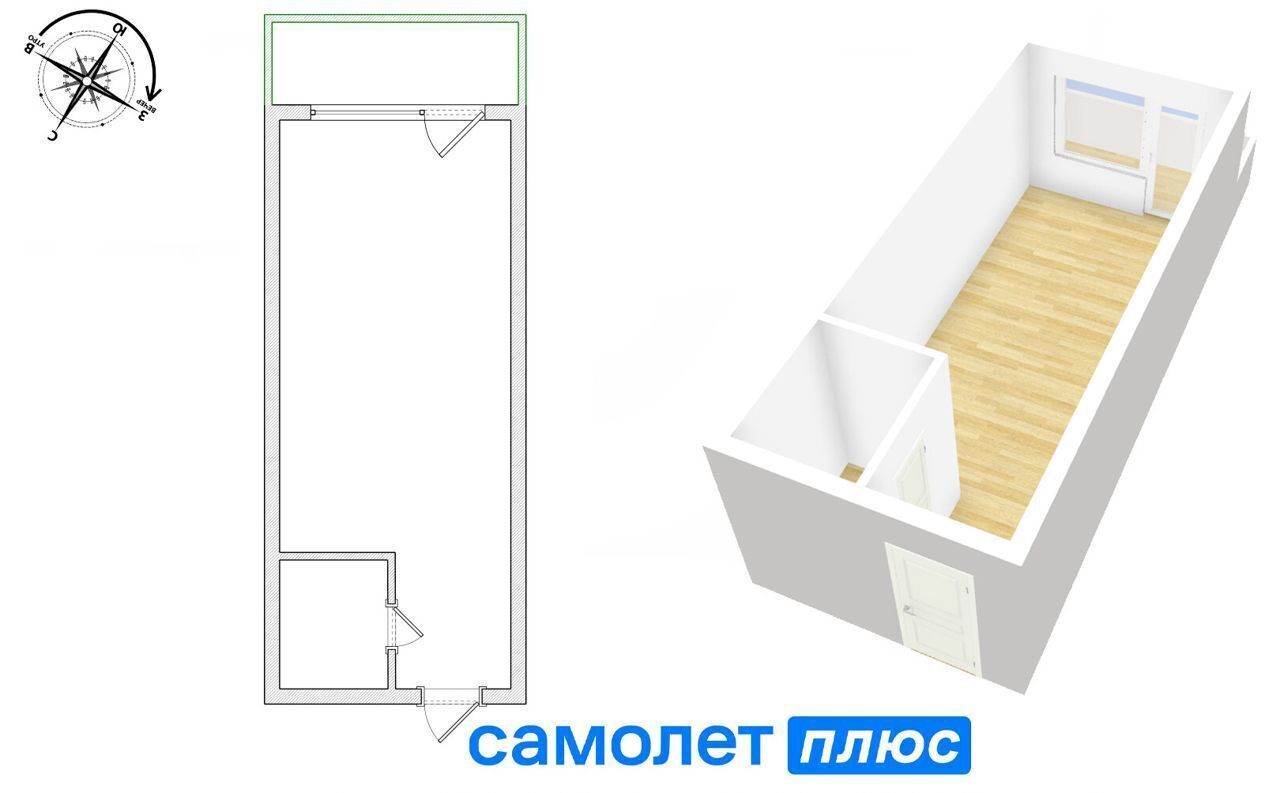 квартира г Кемерово р-н Заводский пр-кт Молодежный 19 Кемеровская обл. - Кузбасс фото 19