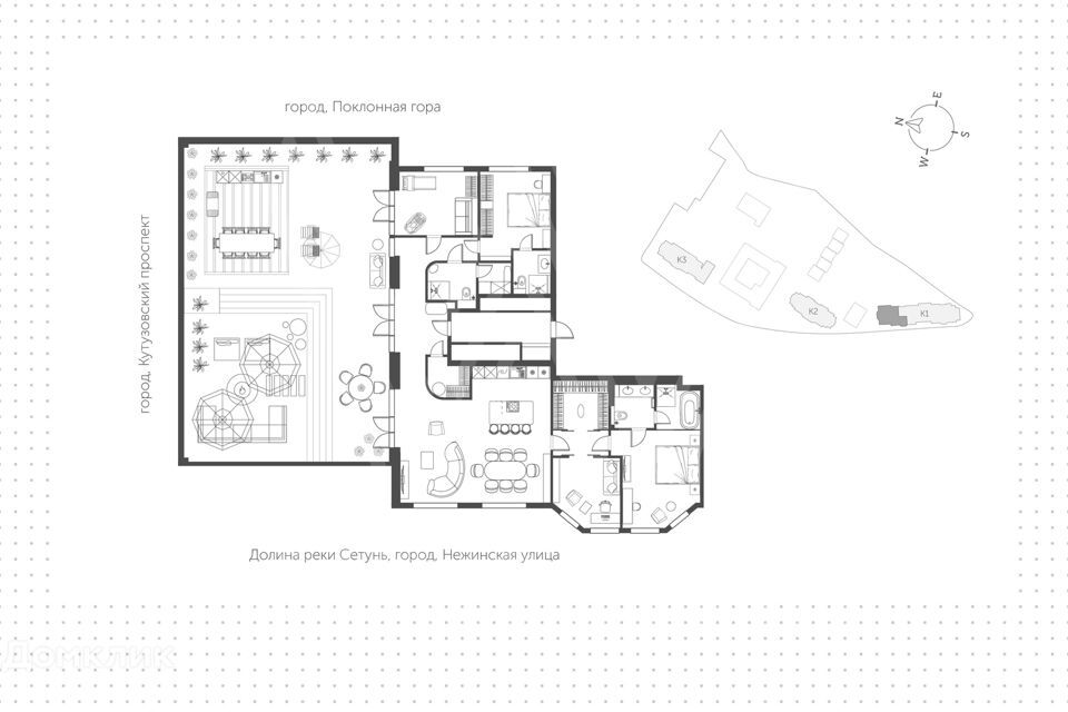 квартира г Москва ул Нежинская 5/2 городские резиденции Spires Западный административный округ фото 2