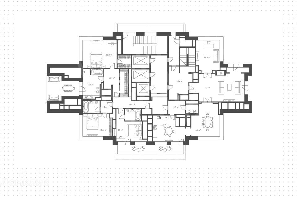 квартира г Москва ул Орджоникидзе 1 ЖК Barkli Residence Южный административный округ фото 2