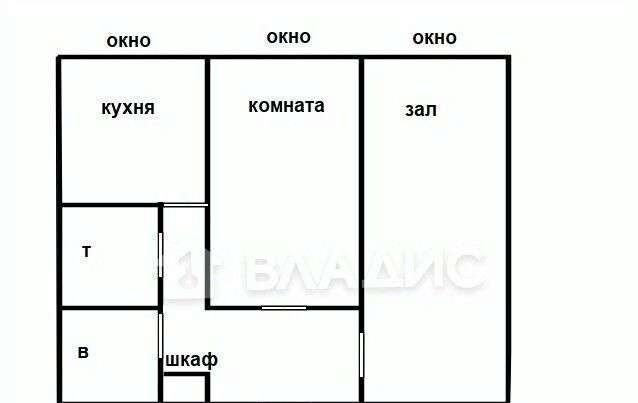 квартира г Уссурийск ул Андрея Кушнира 4 фото 2