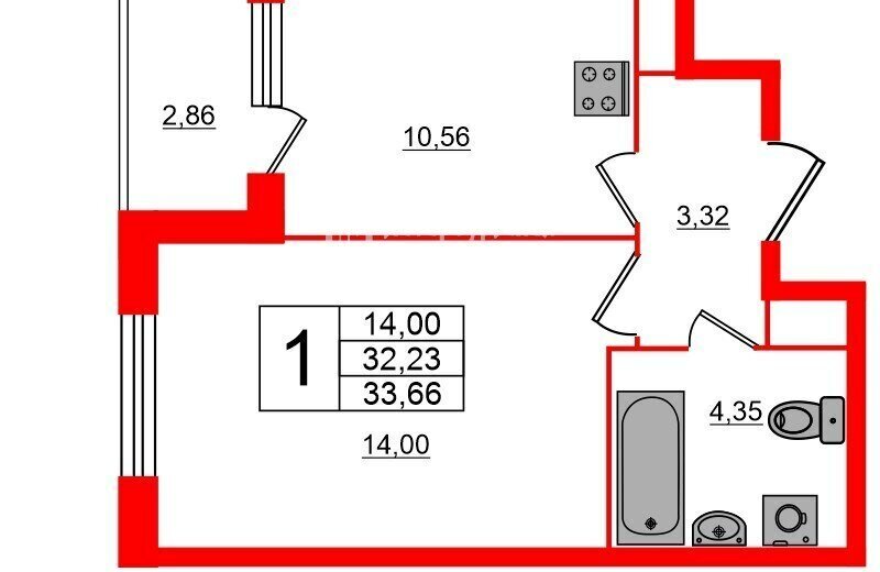 квартира г Санкт-Петербург метро Московская ш Пулковское 71к/16 ЖК «Зеленый квартал на Пулковских высотах» округ Пулковский меридиан фото 1