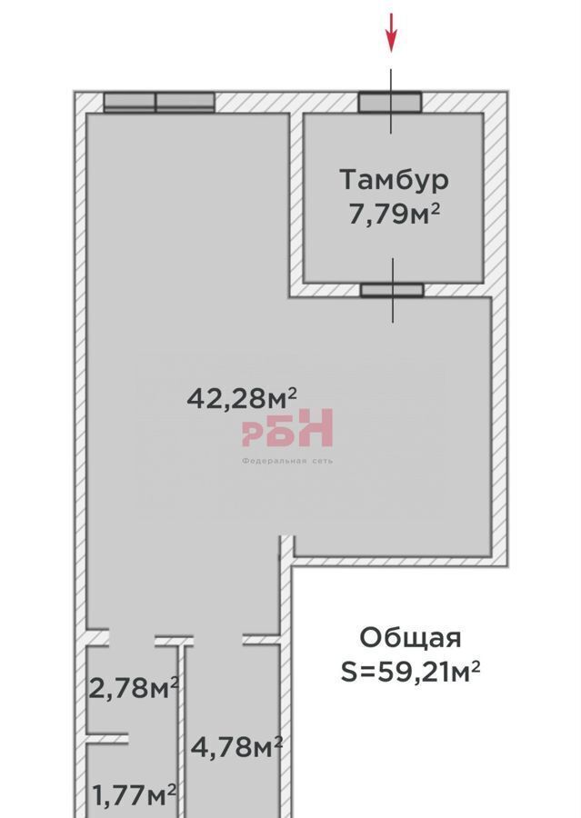 торговое помещение г Тюмень р-н Центральный ул Евгения Войнова 7 фото 9