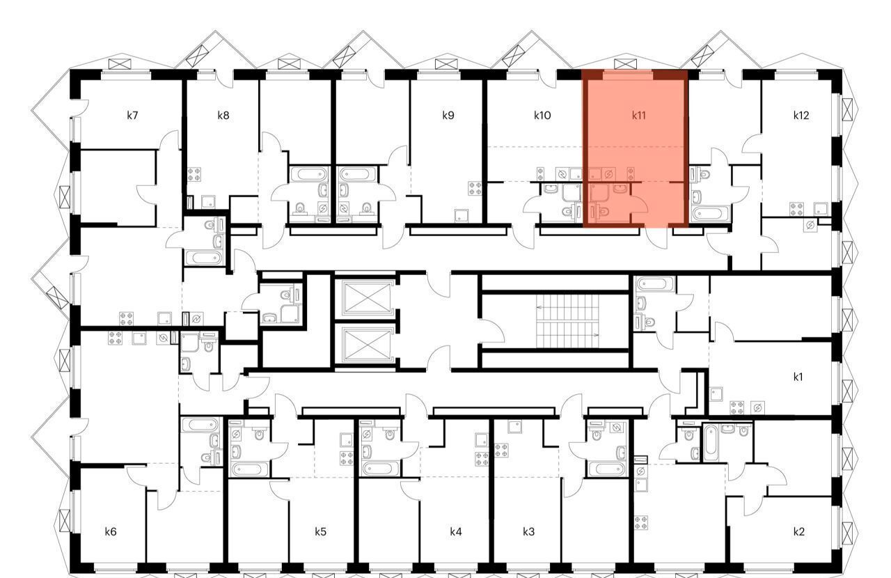 квартира г Москва метро Ховрино ул Ижорская з/у 6/6, корп. 1. 3 фото 2